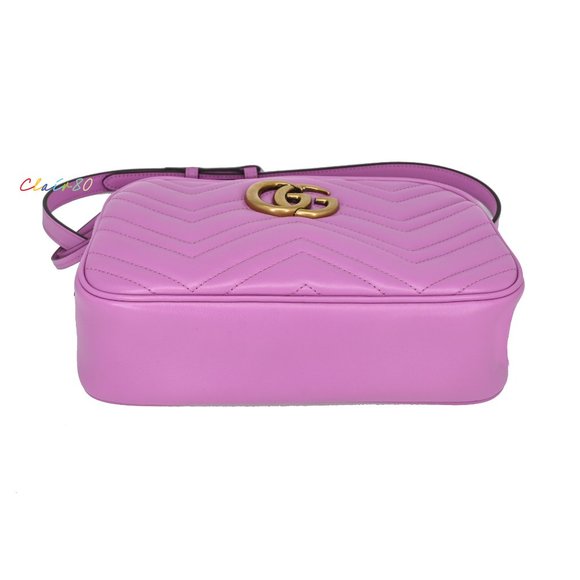 Gucci 447632 GG Marmont Matelassé Leather Cross Body Bag - Picture 4 of 9